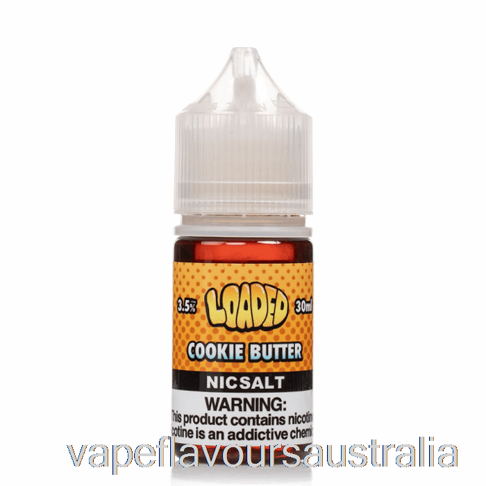 Vape Nicotine Australia COOKIE BUTTER - Loaded SALTS - Ruthless Vapors - 30mL 50mg